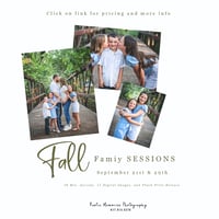 Family Fall Sessions