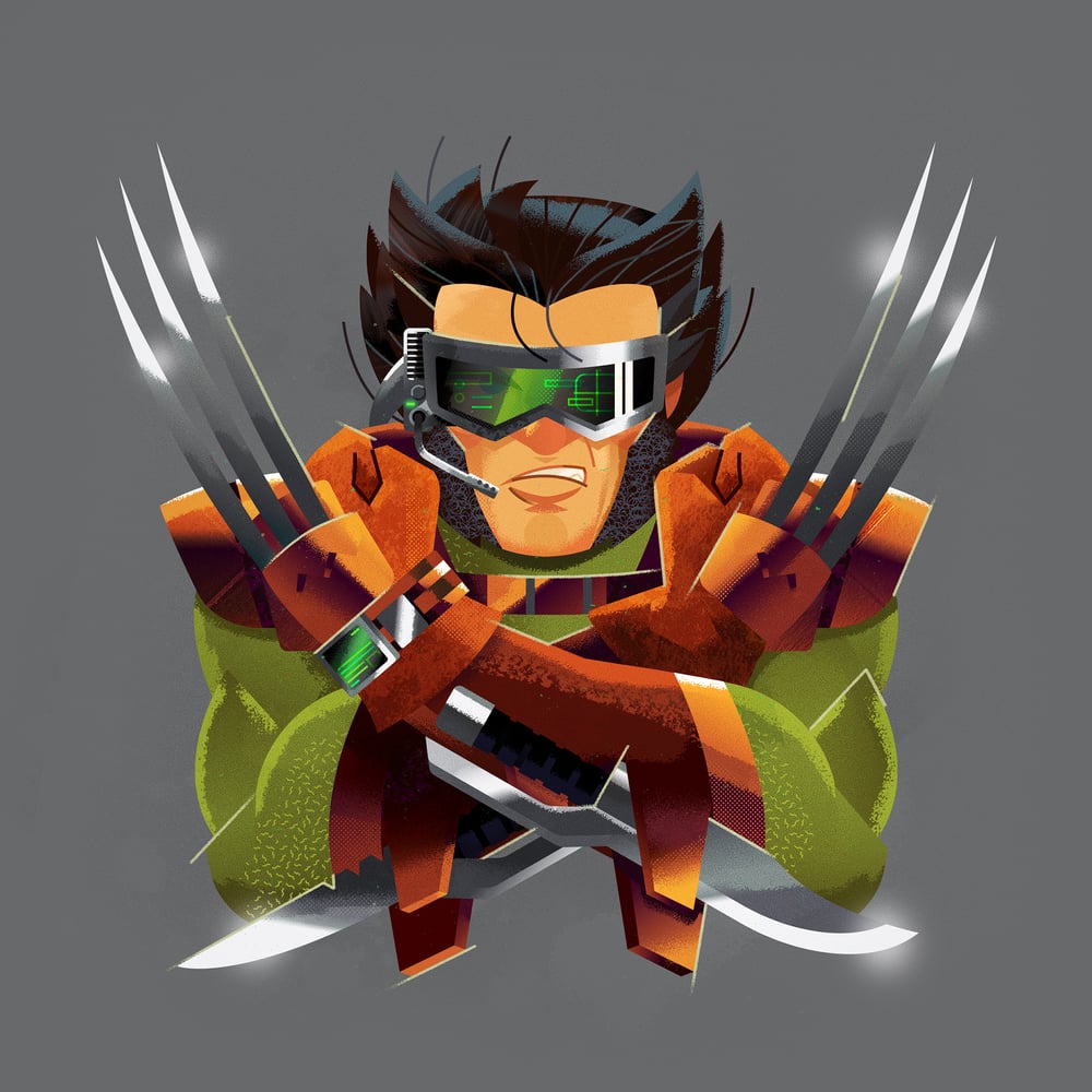 Portrait of Wolverine (Street Clothes & Spy Variants)