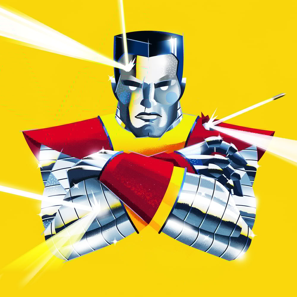 Portrait of Shadowcat (with Lockheed) / Portrait of Colossus