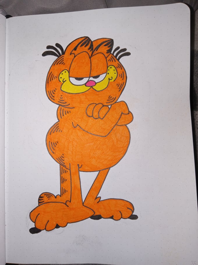 Image of Mischievous Garfield