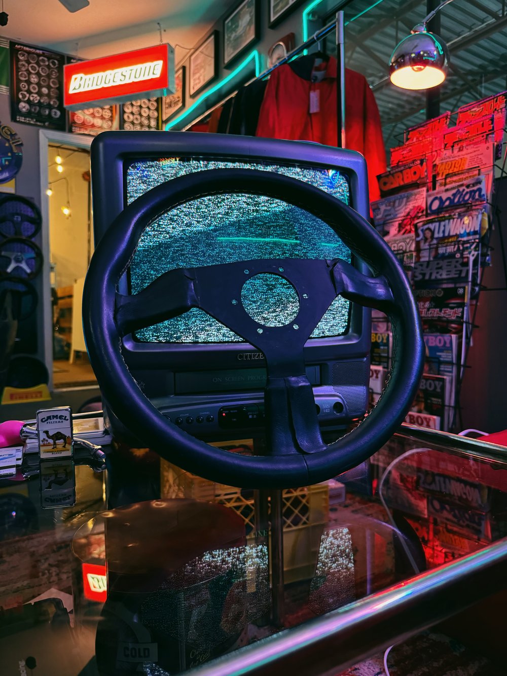 Personal Yellow Logo & Stitch Steering Wheel (350mm)