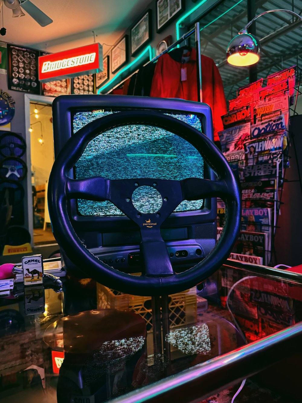 Personal Yellow Logo & Stitch Steering Wheel (350mm)