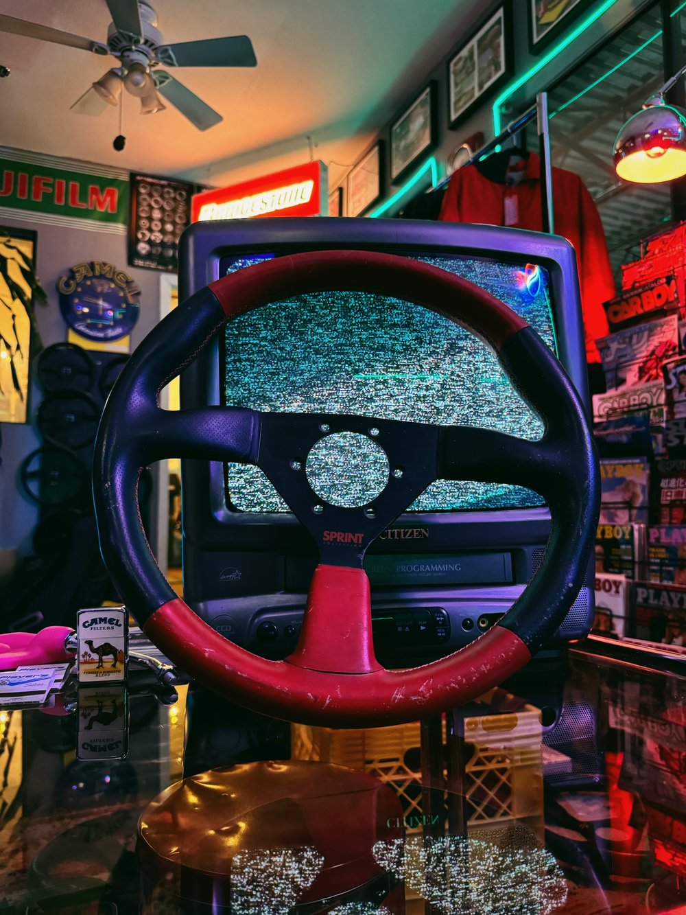 ATC Sprint Red Steering Wheel (350mm)