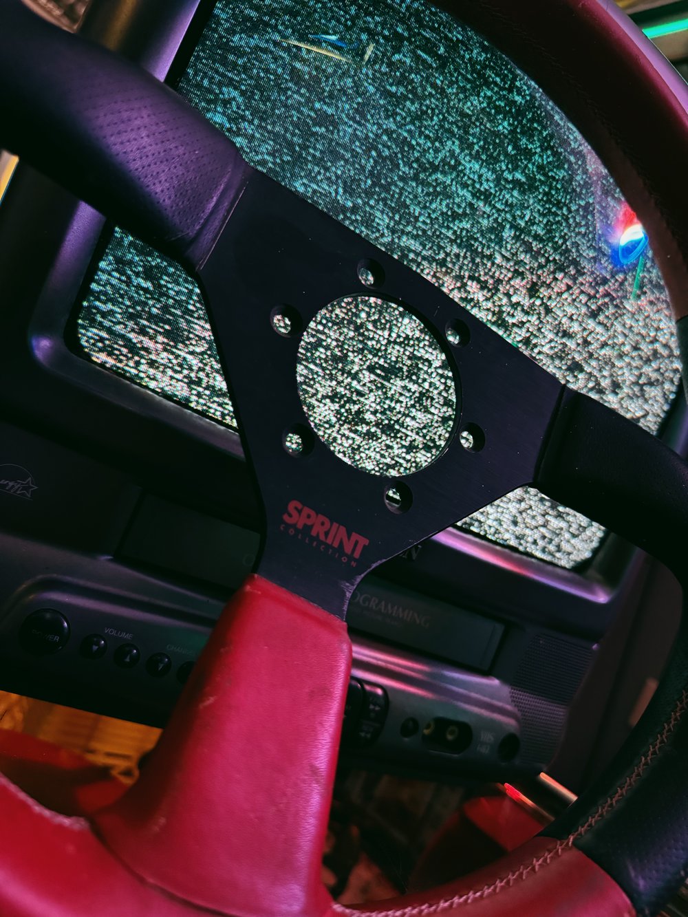 ATC Sprint Red Steering Wheel (350mm)