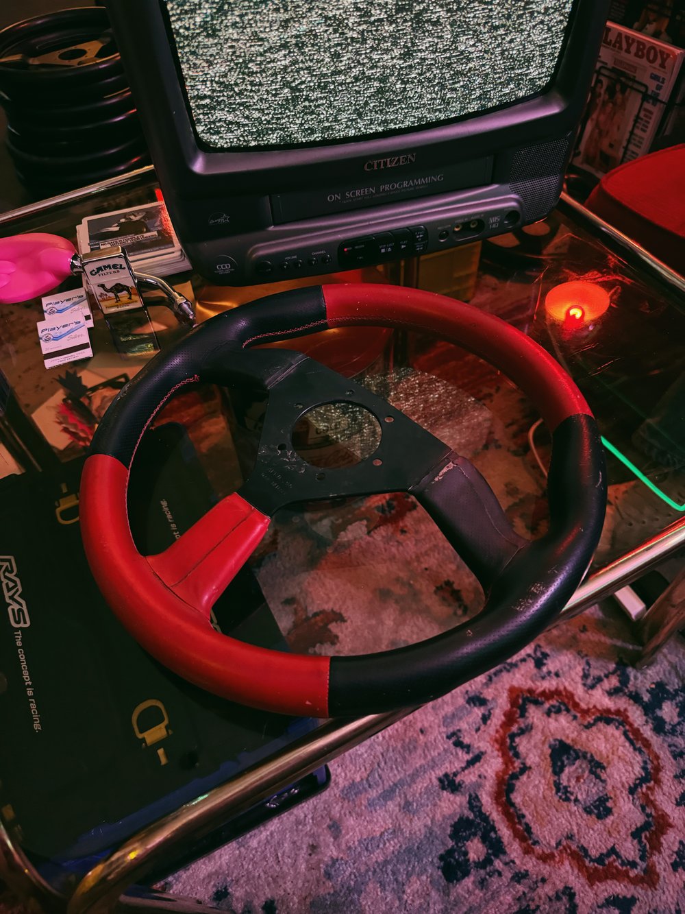 ATC Sprint Red Steering Wheel (350mm)