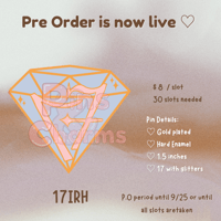 Seventeen 17 is right here Enamel Pin