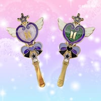 Image 1 of BTS kpop enamel pin | magical wands | magical girl | kawaii
