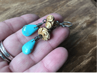 Image 4 of Old Friends earrings . n22