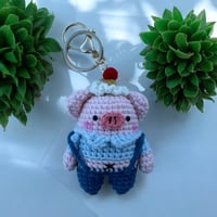 Image 2 of Pig Keyring