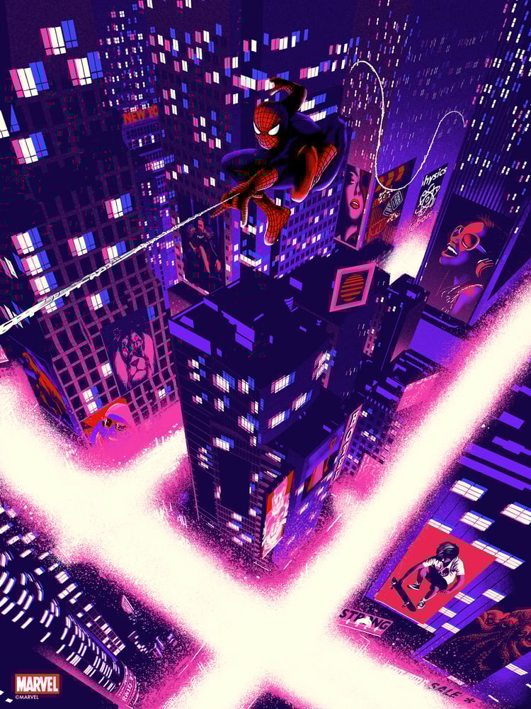 Image of Spider-man - Night