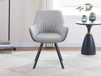 Image 1 of Naples Swivel Dining Chair - Two Tone (Pair of 2)