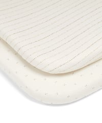 Image 4 of Mamas & Papas Lua Crib & Sheet Bundle - Fawn / Oatmeal - SAVE £24 NOW