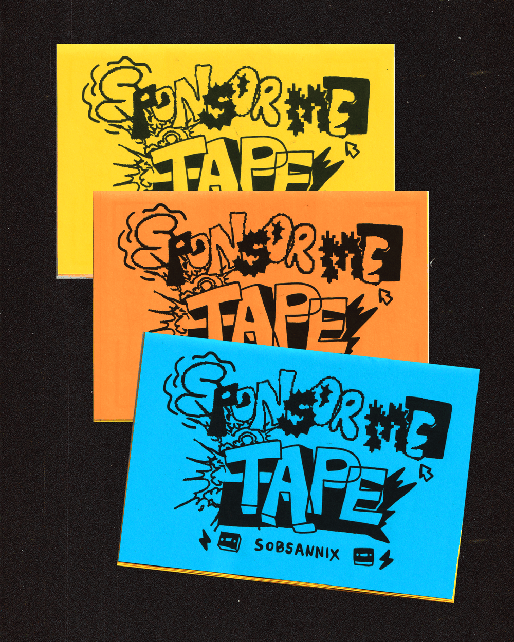 Sponsor Me Tape Zine