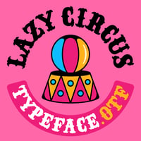 Image 1 of Lazy Circus Typeface