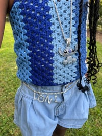 Custom kids chain belt 💙