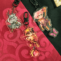 Image 1 of HADES keychains | Zagreus, Thanatos, Moros