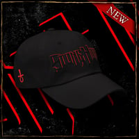 Image 2 of Baseball BLACK RED CAP