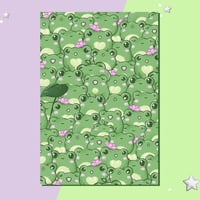 Image 1 of Art Print - Stacked Frogs 