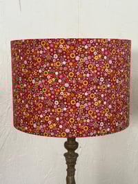 Image of Autumn Days Mini Floral Red Shade 30cm