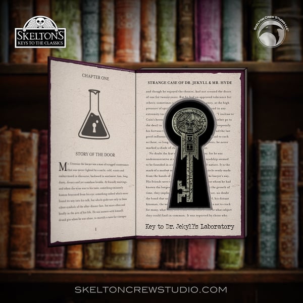 Image of Skelton's Keys to the Classics: Key to Dr. Jekyll's Laboratory from Dr. Jekyll and Mr. Hyde!