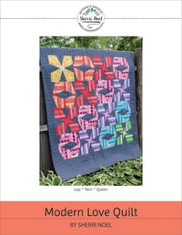 Image 1 of Modern Love Quilt ~ PDF Pattern