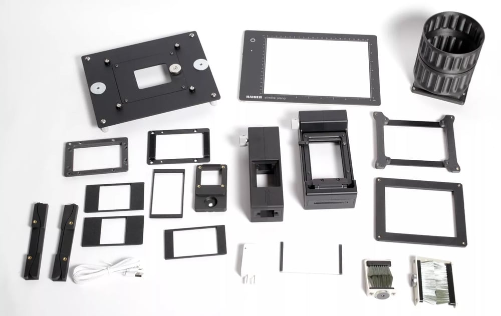 Image of Negative Supply Pro Kit for 35mm and 120 scanning + Kaiser LED light source+MORE #4503