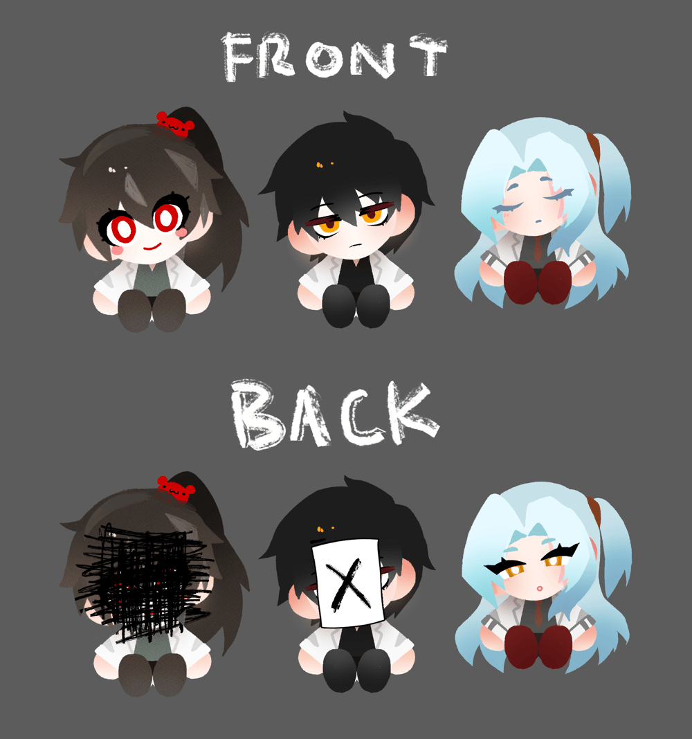 Image of [ PRE-ORDER ] Lobotomy Corporation Charms [ READ DESCRIPTION ]