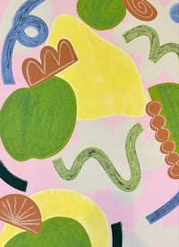 Image 3 of Apples and Lemons painting 