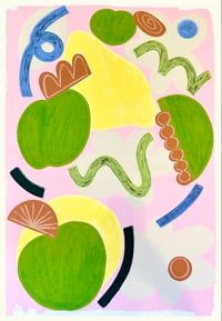 Image 2 of Apples and Lemons painting 