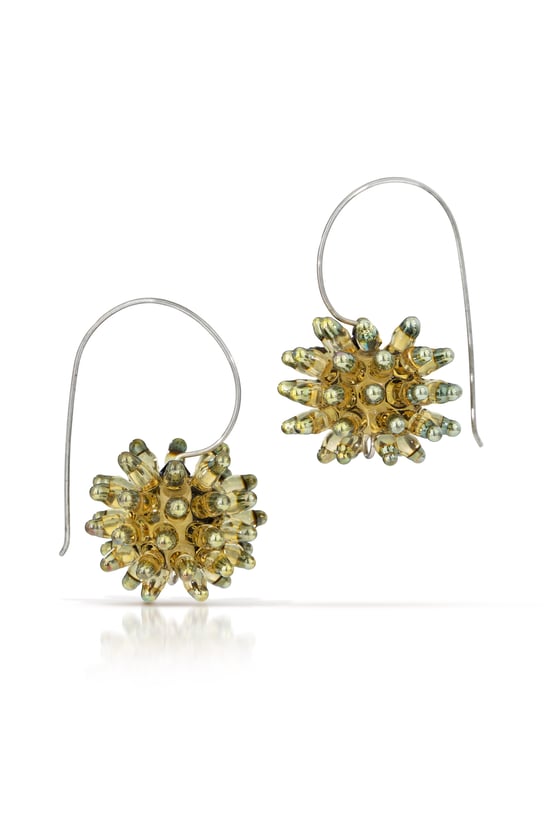 Image of Sphere Earrings - Golden