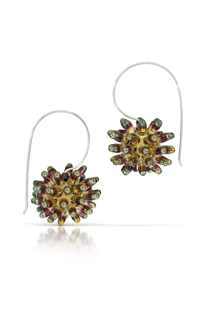 Image of Sphere Earrings - Golden