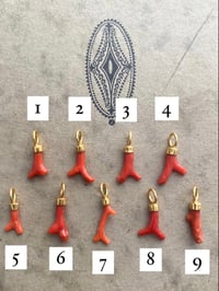 Image 1 of ❣️fin de séries  : pendentif corail ancien 1