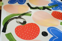 Image 2 of Strawberries and Peaches painting 