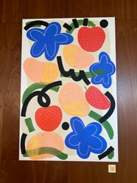 Image 1 of Strawberries and Peaches painting 