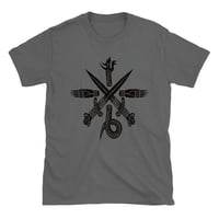 Image 1 of ABSU - CREST OF CYTHRÁUL (CHARCOAL, RED, MILITARY GREEN, BROWN)