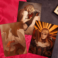 Image 1 of DELICIOUS IN DUNGEON prints | Chimera Falin, Farcille, Bloody Falin