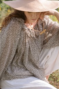 Image 2 of CECILIA Floral Print Cotton Blouse