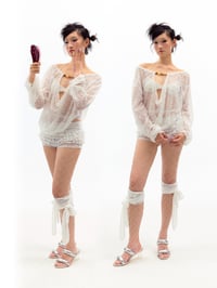Image 2 of lace long sleeve top