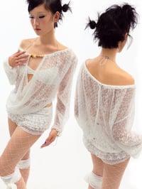 Image 4 of lace long sleeve top