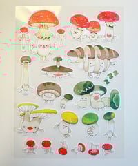 Image 2 of Muki Muki Mushroom Sticker Sheet