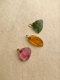 Image 3 of ❣️Pendentifs Palmyre tourmaline avec défauts 