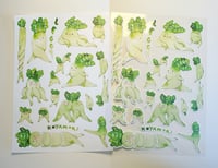 Image 3 of Leggy Radish Sticker Sheet