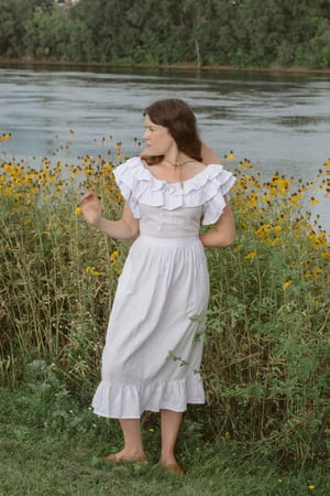 Image of JOLÁN Lilac Cotton Dress