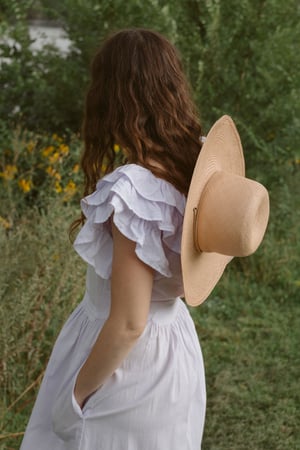 Image of JOLÁN Lilac Cotton Dress