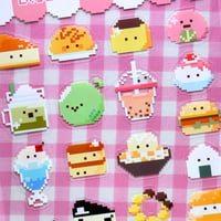Image 2 of Sticker Sheet Blobby Cafe Food 