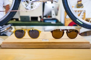 Image of GSC & District Vision Linto Rider Sunglasses **Tortoise**