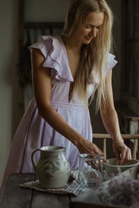 Image 1 of EMMA Frilly Cotton Dress