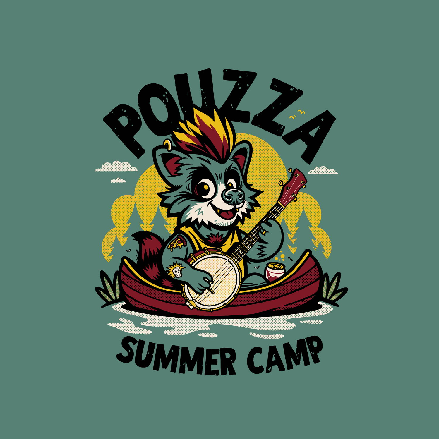 Image of Pouzza Summer Camp T-SHIRT 