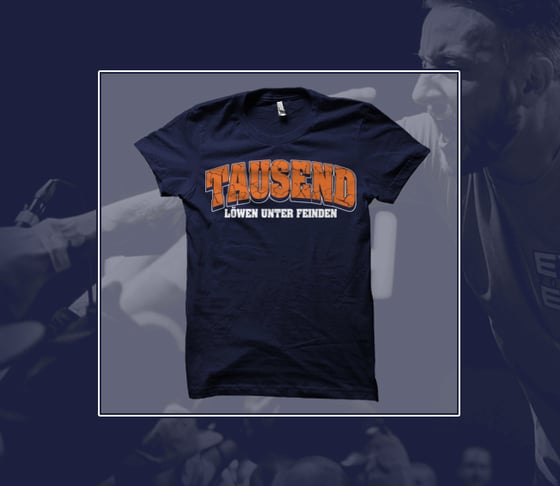 Image of TLUF Shirt Stein Blau/Orange