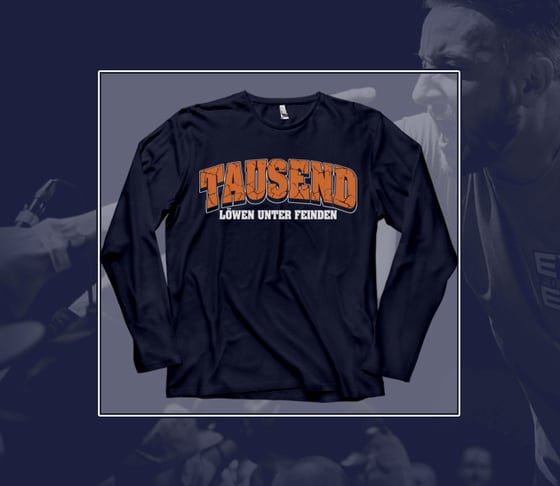 Image of TLUF Longsleeve Stein Blau/Orange